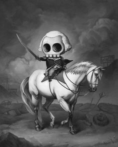 supersonic electronic / art - George Skullington by Mike Mitchell is available... #old #skull #independence #war