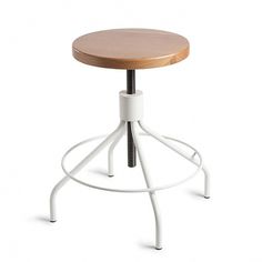 Sputnik Stool - White/NaturalEnvironment #furniture #industry #stool