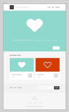 Lush Type #website #layout #design #web