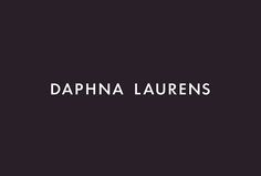 Daphna Laurens by George&Harrison #logo #logotype #typography