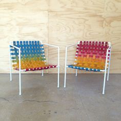 My latest Rod+Weave Chairs. #chair #design