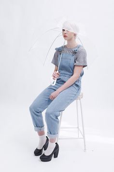 THE WHITEPEPPER Denim Dungarees #retail photography