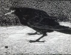 And suns grow meek, and the meek suns grow brief, and the year smiles... - but does it float #drawing #crow