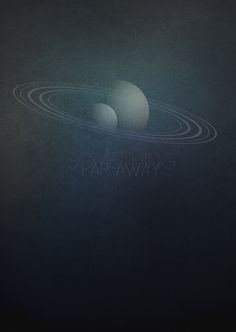 Something Far Away 4 #space #illustration #cosmos #poster #blue #planets #away #far