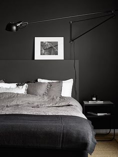 The Design Chaser: Dark Walls in the Bedroom | x 3 #interior design #decoration #decor #deco