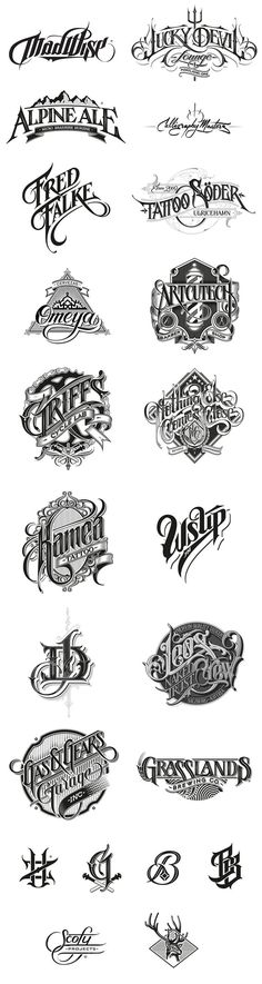 Awesome Lettering font design for Your Own Tattoo #Design #lettering #Tattoo