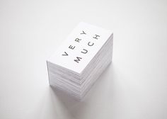 Very Much - A brand built on quantity on Behance #brand #portfolio #concept #book