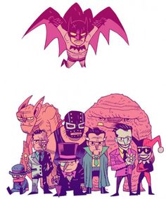 http://mrhipp.tumblr.com/page/4# #batman #illus #cartoons #illustration #comics