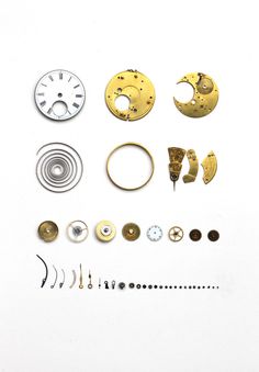 SUBMISSION:scurtisillustration.tumblr.com #neatly #organised #mechanics #watch #clock #things