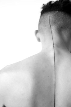 Defringe.com #line #tattoo #ink #men #man #sexy #boy #skin #haircut #punk #tatts