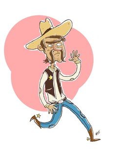 Some Character design - ross.mx #color #design #illustration #cowboy #character