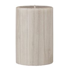 Marbled Pillar Creamy Vanilla & Coconut Scented Candle, 10 x 7 cm