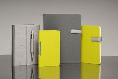 Arwey Notebooks on the Behance Network #arwey #journal #notepad #gray #notebook #green