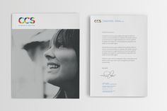 CCS Community Services #branding #color #annual #letter #brand #colorful #identity #report #logo #letterhead