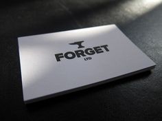forget_cards_02.jpg (JPEG Image, 800×600 pixels) #business #letterpress #identity #logo #cards