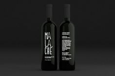 Malache' « SPACE22 — design. #packaging #wine #bottle