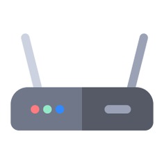 See more icon inspiration related to router, modem, wifi, wifi router, wifi signal, wireless internet, wireless connectivity, electronics, communications, wireless and technology on Flaticon.