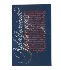 Original Calligraphy Works - Joan Quirós
