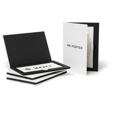 BOXED GIFT CARDÂ |Â MR PORTER #porter #card #print #monochrome #gift