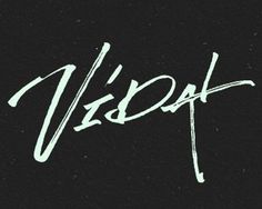 Gore Vidal 3 #logotype #handwriting #handwritten #logo #typography
