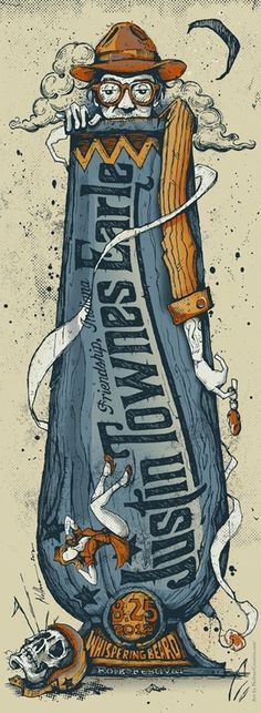 Justin Townes Earle | Keith Neltner #inspiration #design #graphic