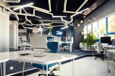 Quirky Spaceship as Game Studio Office by Ezzo Design #office #architecture