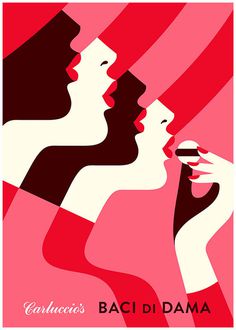 Malika Favre - Carluccio's Valentine's Day - Handsome Frank Illustration Agency #lady