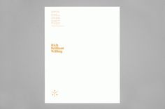 Project Projects — Rich Brilliant Willing identity #letterhead
