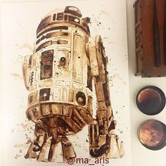 I Use Coffee To Draw Detailed Paintings Of My Favourite Characters | Bored Panda #coffee #painting