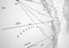 WITH LOVE, FROM JESS #world #word #map #typographic #typography