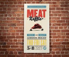 Sarah Ekstrom — Designer #brick #design #graphic #meat #poster #joestans