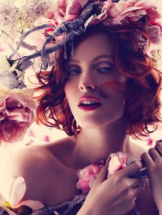 Karen Elson by Alexi Lubomirski for Harper's Bazaar UK #model #girl #campaign #photography #portrait #fashion #editorial #beauty
