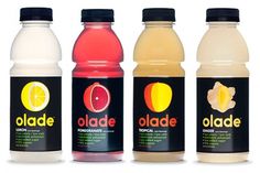 olade-drinks-stevia-lemonade-590.jpg 590×393 pixels #packaging #illustration #fruit #typography