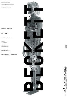 Samuel Beckett Poster by Lech Majewski