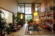 Charles and Ray Eames Living Room Exhibit | WANKEN - The Art & Design blog of Shelby White #interior #design