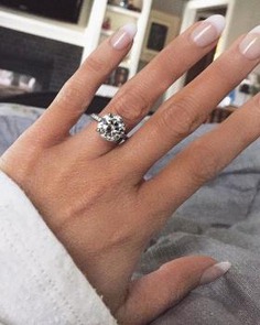Stunning solitaire engagement ring