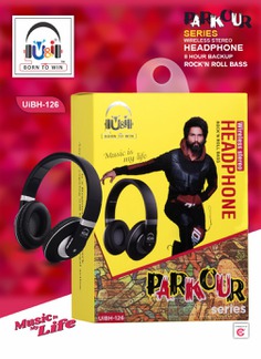 UiBH-126 Parkour Wireless Stereo Headphone Bluetooth Headset with Mic - Uandi | U&I - Born To Win