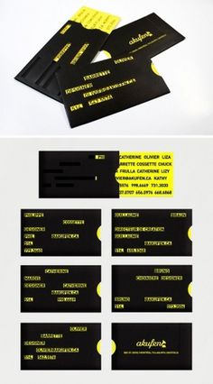 Business Cards. itevenhasawatermark.com » Akufen #creative #business #branding #design #akufen #identity #cards #typography