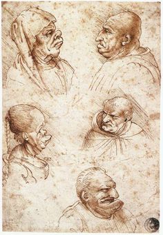 Five Caricature Heads #five #caricature #heads