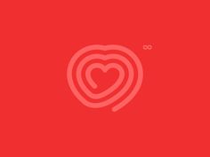 Infinite Love — Symbol #red #simple #symbol #minimal #logo #infinite #love #dimo