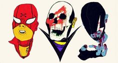 2010 : boneface #masks #illustration