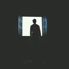 Self portrait series :: Nicholas Pujol #darkness #contemplate #photography #portrait #silhouette #art #window #shutters #light