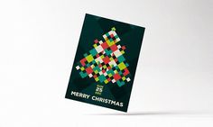 Merry Christmas Flyer #poster #flyer #card #christmas #colorful #minimal #print #inspiration #pattern
