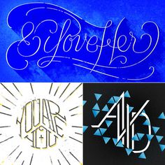 Type, typography, lettering, calligraphy