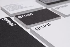 Graal Architecture by Untitled — Paris #business card #graphic design