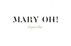 Face. Works. / Mary Oh. #lingerie #mary #designbyface #logo #face #oh