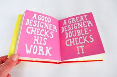 graduation_guide_for_design_students_10 #guide #pink #print #book #graduation