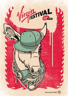 Virgin Festival on Behance #festival #print #screen #poster #virgin