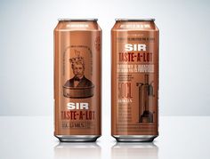 Packaging: Sir Taste-A-Lot « BP&O Logo, Branding, Packaging & Opinion by Richard Baird #packaging #type #can #beer