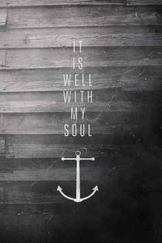Dribbble - It Is Well.jpg by Andrew Miller #wood #anchor #dusty #grunge